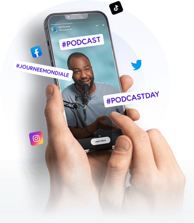 Hashtag associé à vos dates